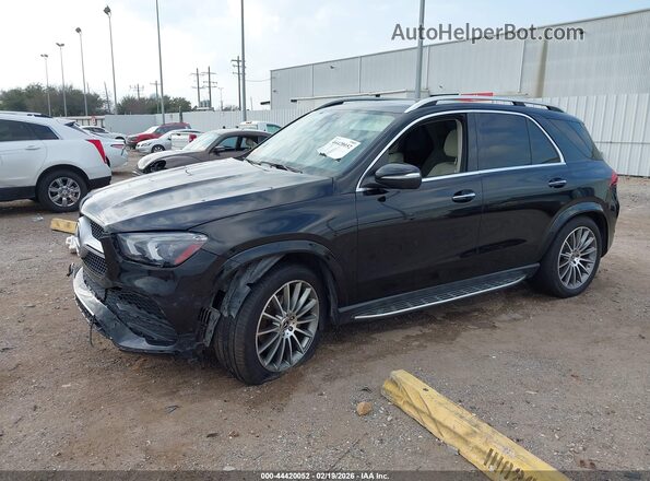 4JGFB4JBXMA516163 2021 MERCEDES-BENZ GLE 350 Black Առջևի ձախ երեք քառորդ տեսարան
