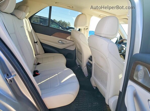 4JGFB4JBXNA640452 2022 MERCEDES-BENZ GLE Beige Widok wnętrza z tyłu