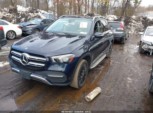 4JGFB4KB0LA008393 2020 MERCEDES-BENZ GLE 350 Blue Front left