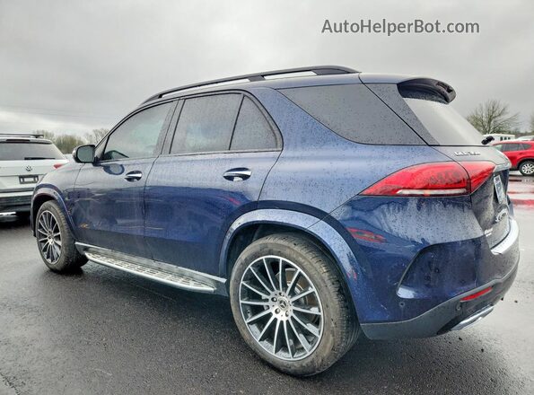 4JGFB4KB3MA495610 2021 MERCEDES-BENZ GLE Синий Задняя левая четверть