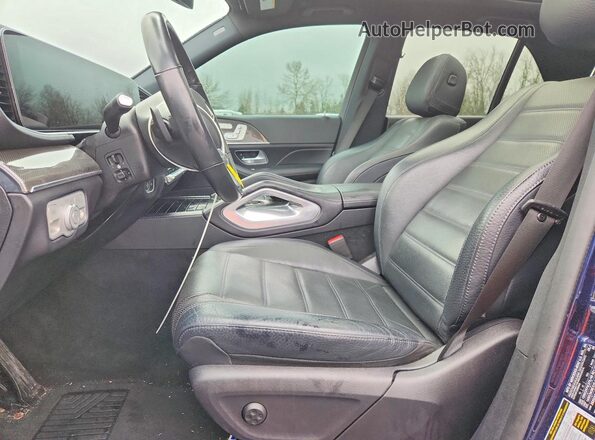 4JGFB4KB3MA495610 2021 MERCEDES-BENZ GLE Синий Вид салона спереди