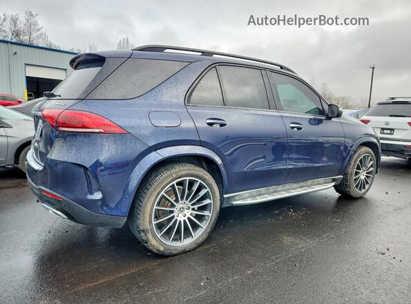4JGFB4KB3MA495610 2021 MERCEDES-BENZ GLE Синий Задняя правая четверть