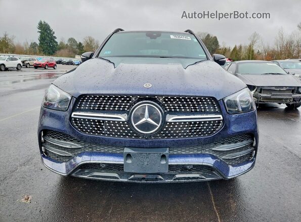 4JGFB4KB3MA495610 2021 MERCEDES-BENZ GLE Синий Вид спереди