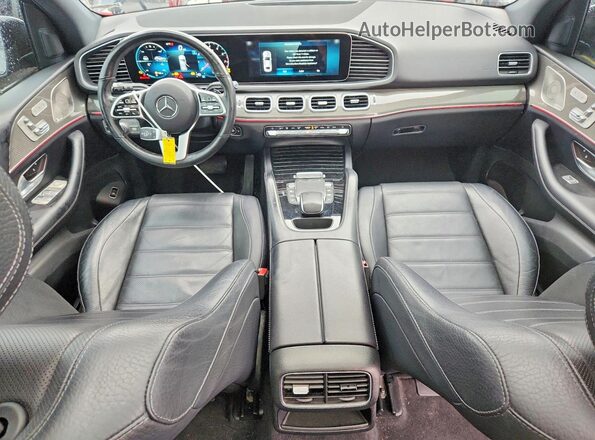 4JGFB4KB3MA495610 2021 MERCEDES-BENZ GLE Синий Вид панели приборов
