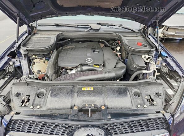 4JGFB4KB3MA495610 2021 MERCEDES-BENZ GLE Синий Вид подкапотного пространства