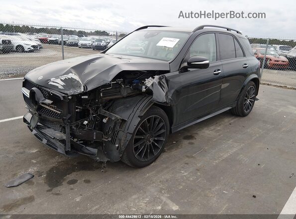 4JGFB4KB4MA359387 2021 MERCEDES-BENZ GLE 350 Black წინა მარცხენა ხედი სამი მეოთხედიდან