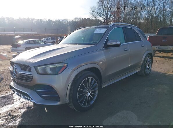 4JGFB4KB5NA597587 2022 MERCEDES-BENZ GLE 350 Gold წინა მარცხენა ხედი სამი მეოთხედიდან