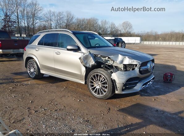 4JGFB4KB5NA597587 2022 MERCEDES-BENZ GLE 350 Gold წინა ხედი