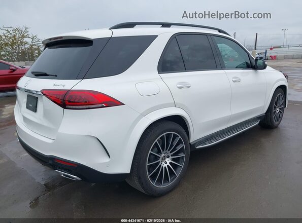 4JGFB4KB7LA030455 2020 MERCEDES-BENZ GLE 350 White Trasero derecho