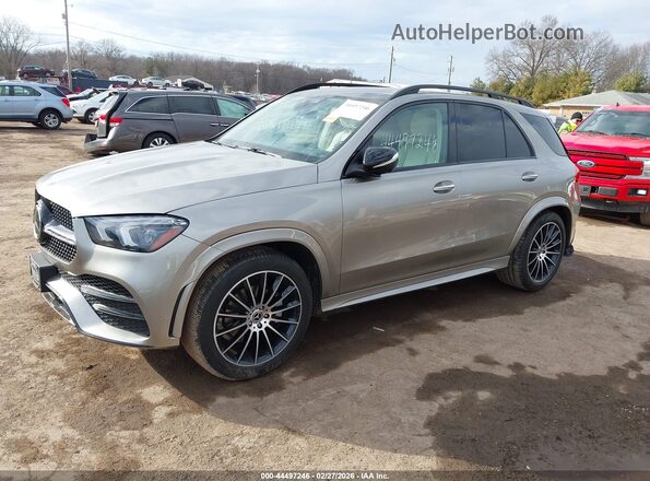4JGFB4KB7MA523439 2021 MERCEDES-BENZ GLE 350 Gold Vista tres cuartos delantera izquierda