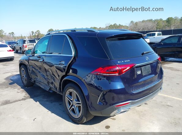 4JGFB4KB8MA329079 2021 MERCEDES-BENZ GLE 350 Blue Tył lewy