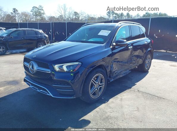 4JGFB4KB8MA329079 2021 MERCEDES-BENZ GLE 350 Blue Przód lewy