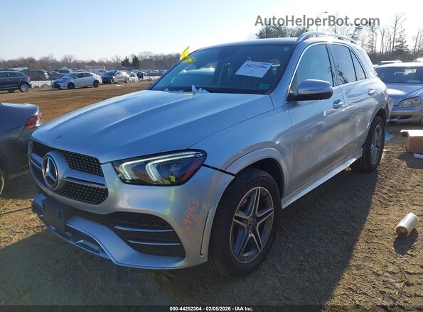 4JGFB4KB8MA417114 2021 MERCEDES-BENZ GLE 350 Silver Передня ліва чверть
