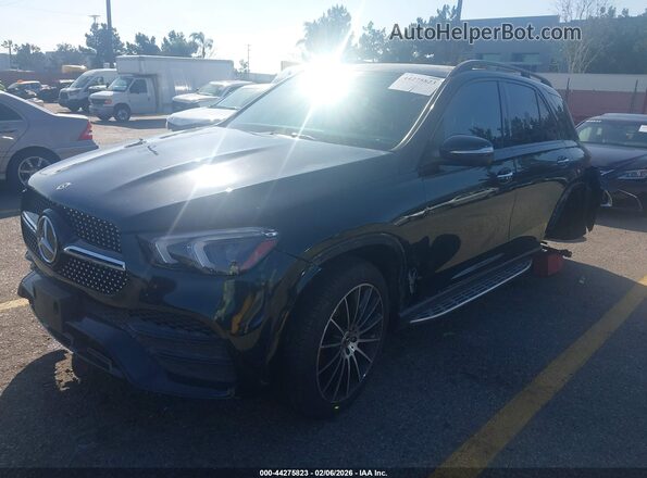 4JGFB4KBXMA438255 2021 MERCEDES-BENZ GLE 350 Черный Передняя левая четверть