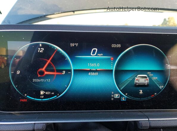 4JGFB4KE5LA031985 2020 MERCEDES-BENZ GLE Черный Вид щитка приборов