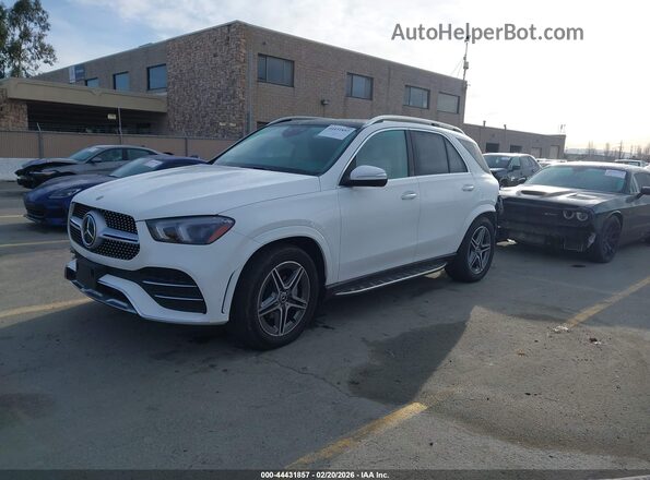 4JGFB4KE7MA391471 2021 MERCEDES-BENZ GLE 350 White Առջևի ձախ երեք քառորդ տեսարան