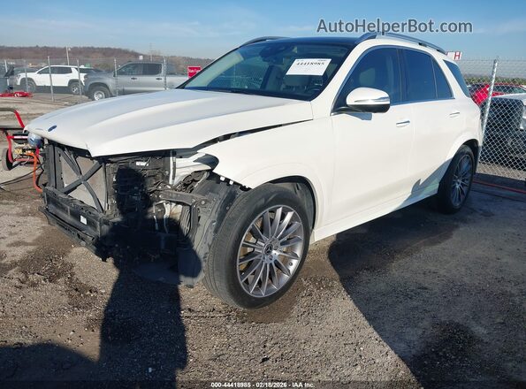 4JGFB5KB1NA660352 2022 MERCEDES-BENZ GLE 450 White წინა მარცხენა ხედი სამი მეოთხედიდან