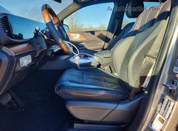 4JGFB5KB4NA775642 2022 MERCEDES-BENZ GLE Silver Widok wnętrza z przodu