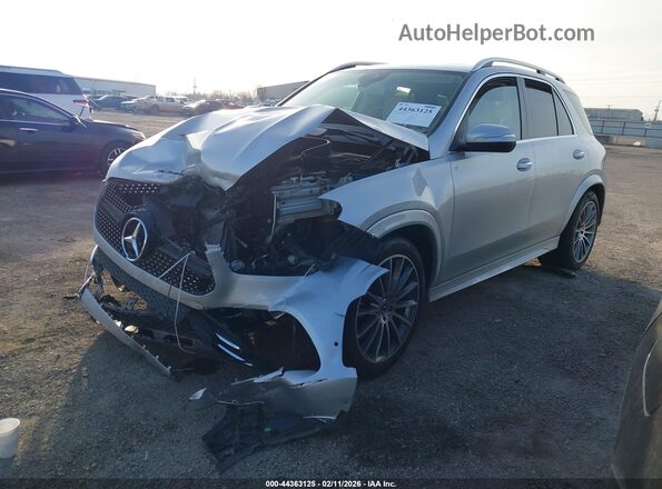 4JGFB5KB5LA204173 2020 MERCEDES-BENZ GLE 450 Серебряный Передняя левая четверть