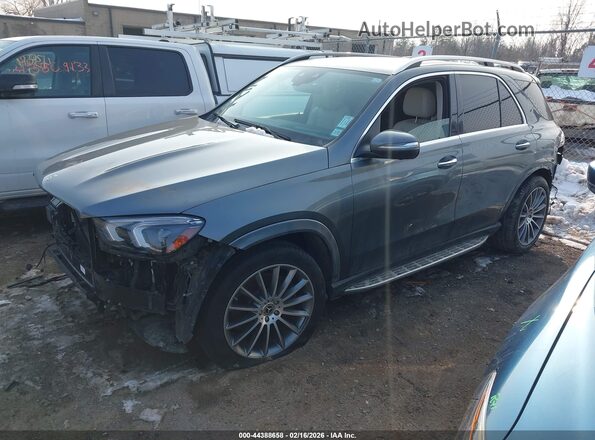 4JGFB5KB7MA513841 2021 MERCEDES-BENZ GLE 450 Серый Передняя левая четверть