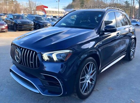4JGFB8KB8NA820535 2022 MERCEDES-BENZ GLE Blue Rear left