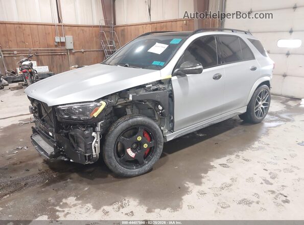 4JGFB8KB9RB162689 2024 MERCEDES-BENZ AMG GLE 63 Gray Առջևի ձախ երեք քառորդ տեսարան