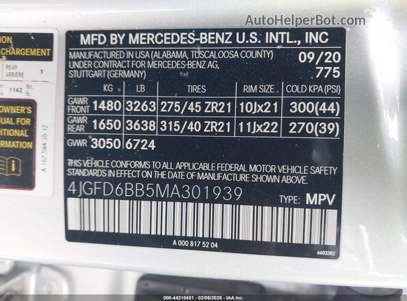 4JGFD6BB5MA301939 2021 MERCEDES-BENZ AMG GLE 53 COUPE Black Vista del compartimento del motor