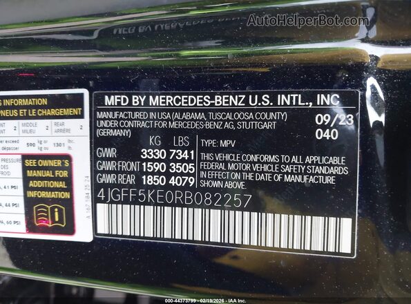 4JGFF5KE0RB082257 2024 MERCEDES-BENZ GLS 450 Black 