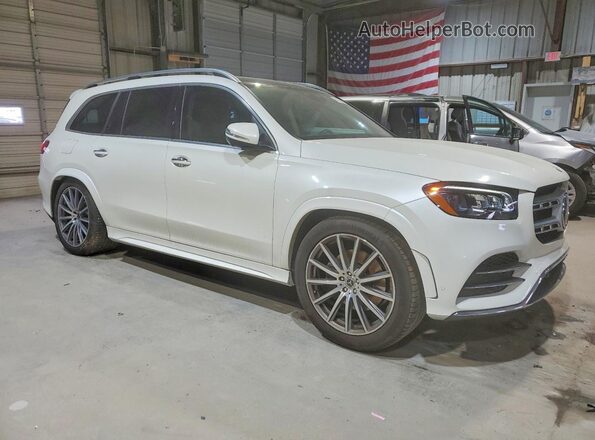 4JGFF5KE2NA620666 2022 MERCEDES-BENZ GLS Белый Передняя правая четверть