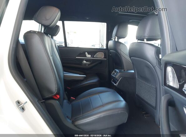 4JGFF5KE2NA687722 2022 MERCEDES-BENZ GLS 450 White Widok naklejki z numerem VIN