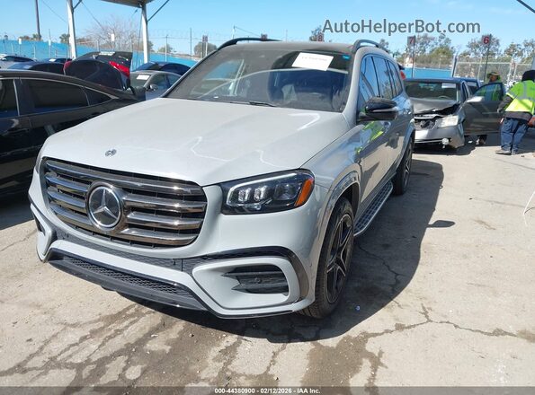 4JGFF5KE2RB073138 2024 MERCEDES-BENZ GLS 450 Gray Առջևի ձախ երեք քառորդ տեսարան