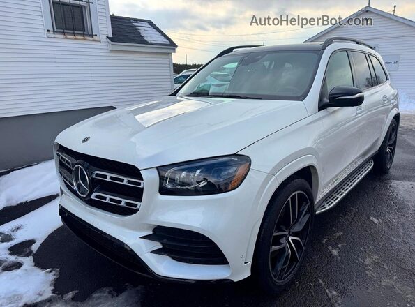 4JGFF8GE3MA401918 2021 MERCEDES-BENZ GLS White Rear left