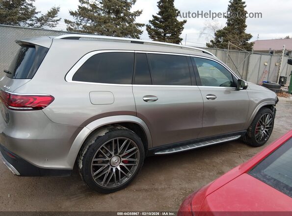 4JGFF8KE2MA360608 2021 MERCEDES-BENZ AMG GLS 63 Champagne Vista interior de 360 grados