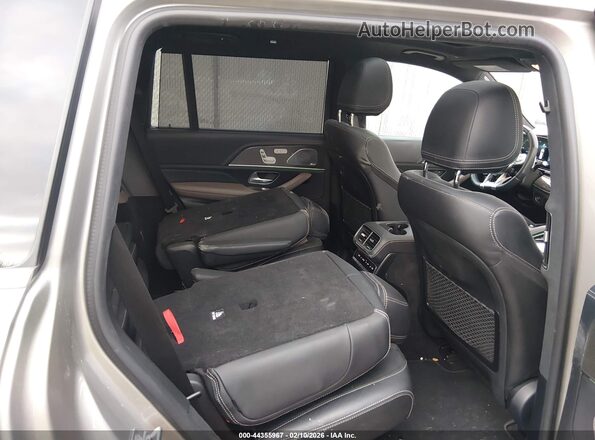4JGFF8KE2MA360608 2021 MERCEDES-BENZ AMG GLS 63 Champagne Vista de la etiqueta del VIN
