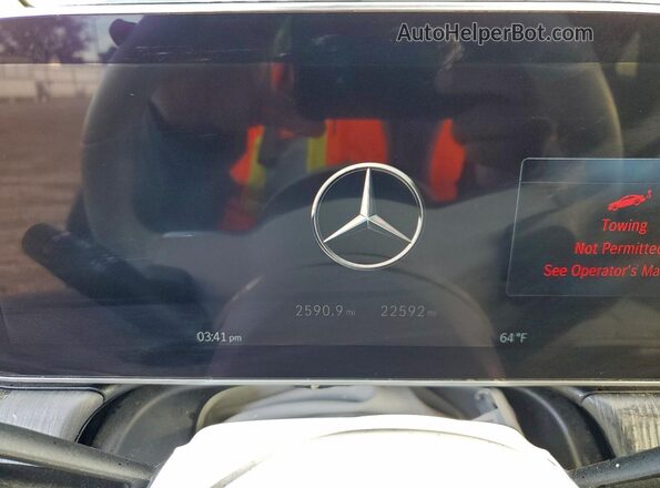 4JGGM1CBXPA004708 2023 MERCEDES-BENZ EQE Blue ხელსაწყოთა პანელის ხედი