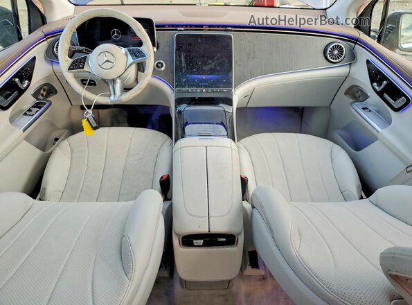 4JGGM1CBXPA004708 2023 MERCEDES-BENZ EQE Blue წინა პანელის ხედი