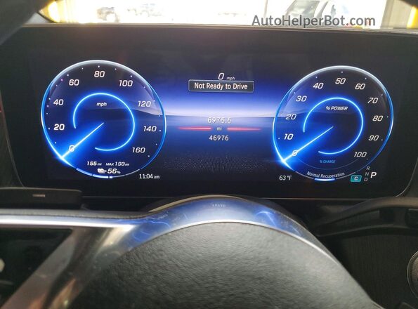 4JGGM2BB4PA015596 2023 MERCEDES-BENZ EQE Charcoal Вид щитка приладів
