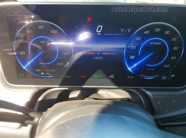 4JGGM2BB4PA032656 2023 MERCEDES-BENZ EQE Белый Вид щитка приборов