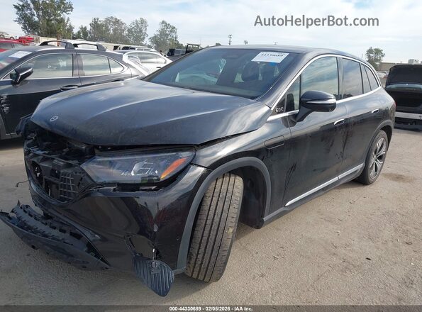 4JGGM2BB5PA028826 2023 MERCEDES-BENZ EQE 350+ SUV Черный Передняя левая четверть