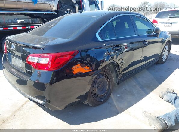 4S3BNAB6XK3040752 2019 SUBARU LEGACY Black Tył prawy
