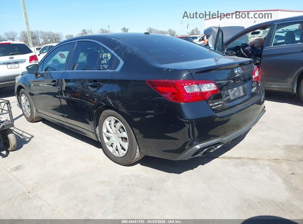 4S3BNAB6XK3040752 2019 SUBARU LEGACY Black Tył lewy