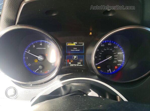 4S3BNAC61J3009208 2018 SUBARU LEGACY Black Вид щитка приладів