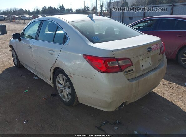 4S3BNAC66H3037306 2017 SUBARU LEGACY White Tył lewy