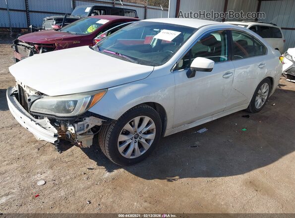 4S3BNAC66H3037306 2017 SUBARU LEGACY White Przód lewy