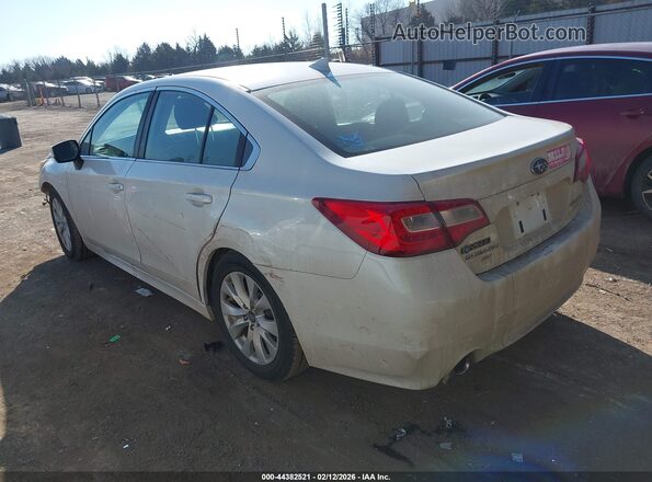 4S3BNAC66H3037306 2017 SUBARU LEGACY White Widok wnętrza 360 stopni