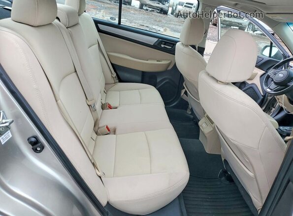 4S3BNAD65J3007895 2018 SUBARU LEGACY Beige უკანა სავარძლების ხედი