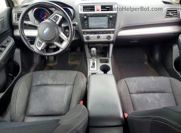 4S3BNAE60G3029679 2016 SUBARU LEGACY Gray Вид панелі приладів