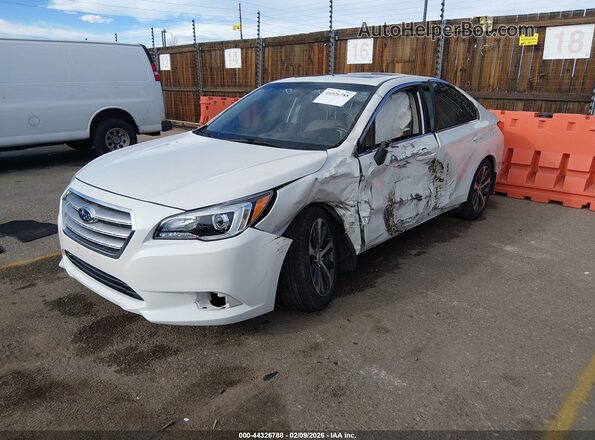 4S3BNAN61G3037578 2016 SUBARU LEGACY White წინა მარცხენა ხედი სამი მეოთხედიდან