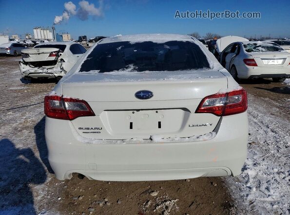 4S3BNBA62G3052229 2016 SUBARU LEGACY White უკანა ხედი