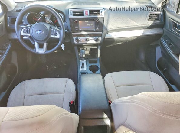 4S3BNBA62G3052229 2016 SUBARU LEGACY White წინა პანელის ხედი